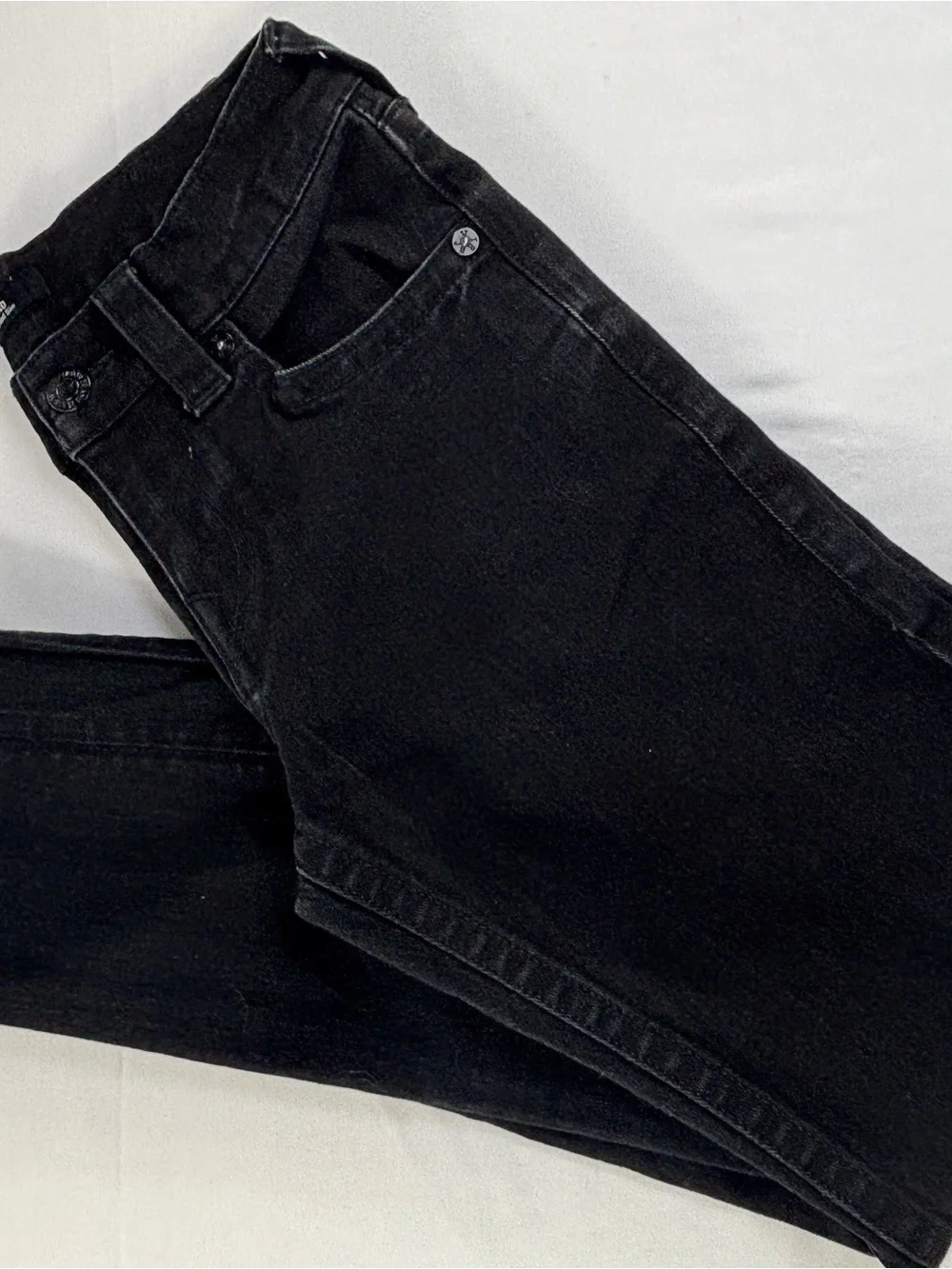 True Religion Geno No Flap Black Slim Jeans 28